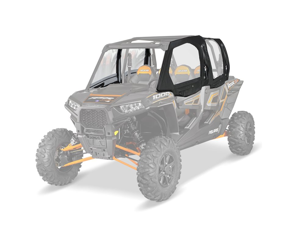 Rzr Xp 1000 Black Canvas Upper Half Doors By Polaris Polaris