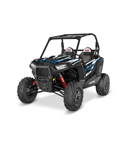 RZR S 900 GRAPHICS WRAP KIT - BLUE DRAGON (FOR POLY DOORS)