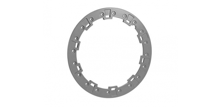 14" STAMPED BILLET FORGED WHITE RING BY POLARIS