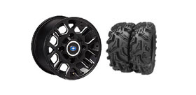 VADER 14" LUSTER RIM & MOTO MUD TIRE KIT