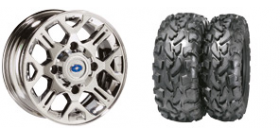 THRASHR® 14" LUSTER WHEEL RIM & ITP BAJA CROSS TIRE KIT