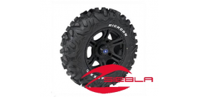 14” FLAT BLACK SIXR RIMS & 26” MAXXIS BIG HORN TIRE KIT