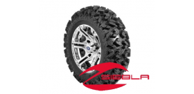 WREC LUSTER 14" RIM WITH SEDONA RIPSAW TIRE KIT