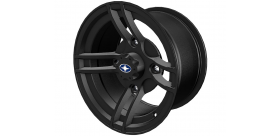 SPLIT FRONT WHEEL- MATTE BLACK BY POLARIS