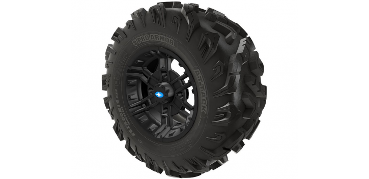  PRO ARMOR® ATTACK TIRE WITH BUCKLE WHEEL- MATTE BLACK