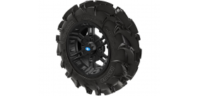PRO ARMOR DAGGER TIRE WITH BUCKLE WHEEL- MATTE BLACK