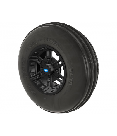 PRO ARMOR SAND TIRE WITH BUCKLE WHEEL- MATTE BLACK