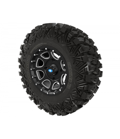 PRO ARMOR CRAWLER XR TIRE WITH SHACKLE WHEEL- ACCENT