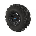 PRO ARMOR ATTACK TIRE WITH SHACKLE WHEEL- MATTE BLACK
