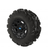 PRO ARMOR ATTACK TIRE WITH SHACKLE WHEEL- MATTE BLACK