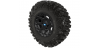 PRO ARMOR CRAWLER XR TIRE WITH SHACKLE WHEEL- MATTE BLACK