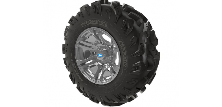 PRO ARMOR® ATTACK TIRE WITH BUCKLE WHEEL- ACCENT