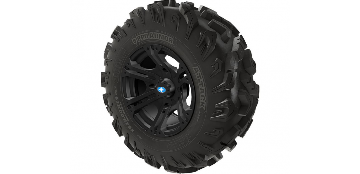 PRO ARMOR® ATTACK TIRE WITH SIXR WHEEL- MATTE BLACK