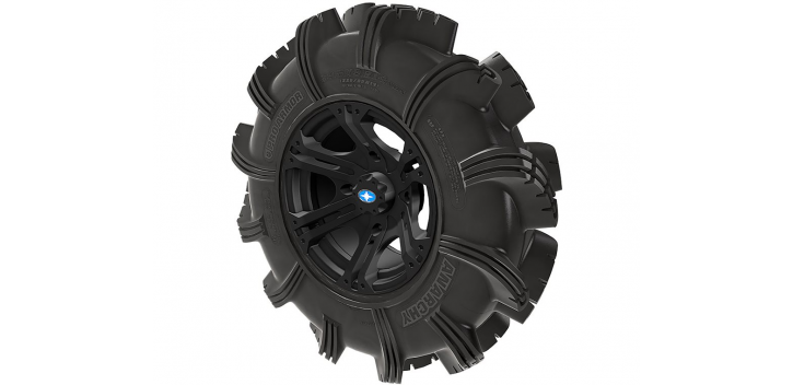 PRO ARMOR ANARCHY TIRE WITH SIXR WHEEL- MATTE BLACK