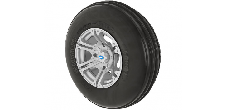 PRO ARMOR® ATTACK TIRE WITH BUCKLE WHEEL- ACCENT