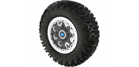 PRO ARMOR HAMMER TIRE WITH HEXLR WHEEL- TITANIUM