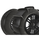 PRO ARMOR SAND TIRE WITH SPLIT WHEEL- MATTE BLACK
