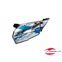 RZR STOCK CONTINUATION GRAPHICS- TURBO WHITE BY POLARIS
