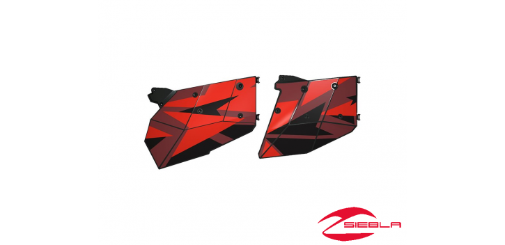 K-DECAL AL DOOR RZR 4 S.RED