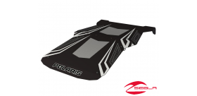 RZR FOUR PASSENGER GRAPHIC SPORT ROOF- BLACK BY POLARIS