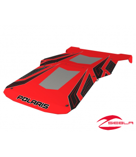 RZR FOUR PASSENGER GRAPHIC SPORT ROOF- RED BY POLARIS