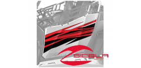 RED/BLACK TRIBAL DOOR WRAP