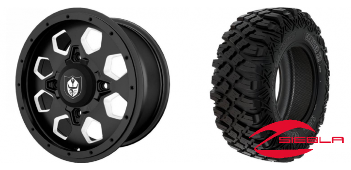 HEXLR + CRAWLER 32 NEUMATICOS + LLANTAS