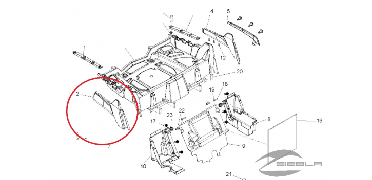 Fender, Rear, RH, Red 2008 RZR 800 EFI 