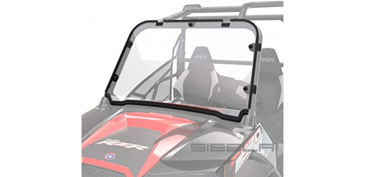 800, WIND/DUST 16 TINTED DEFLECTORS for POLARIS RZR 570 2008 to 2014 900 