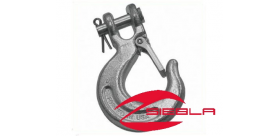 HOOK WITH SPRING-LOADED LATCH FOR ALL WINCHES