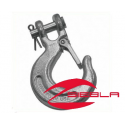 HOOK WITH SPRING-LOADED LATCH FOR ALL WINCHES