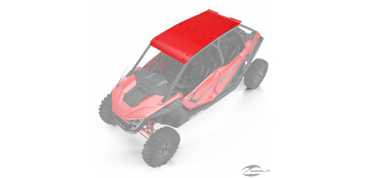 4-Seat Aluminum Roof, Indy Red