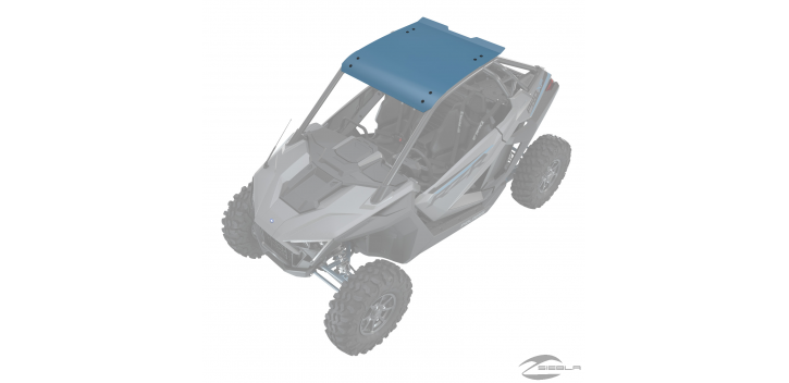 Aluminum Roof, Zenith Blue
