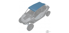 4-Seat Aluminum Roof, Zenith Blue