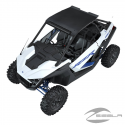 2-Seat Light Pocket Aluminum Roof, Matte Black