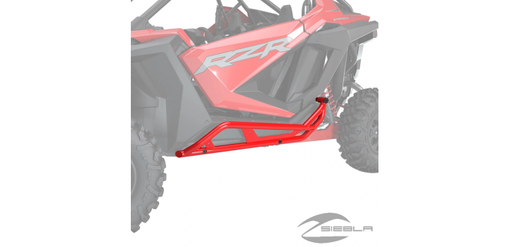 EXTREME KICK-OUT ROCK SLIDERS POLARIS RZR PRO RED