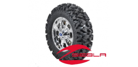8 SPOKE XP 14" LUSTER RIM WITH SEDONA RIPSAW TIRE KIT