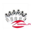 METRIC LUG NUTS FOR ALUMINUM RIMS, SET OF 16 NUTS