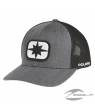 Ellipse Patch Trucker Hat, Gray