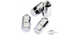 METRIC LUG NUTS FOR ALUMINUM RIMS, SET OF 4 NUTS