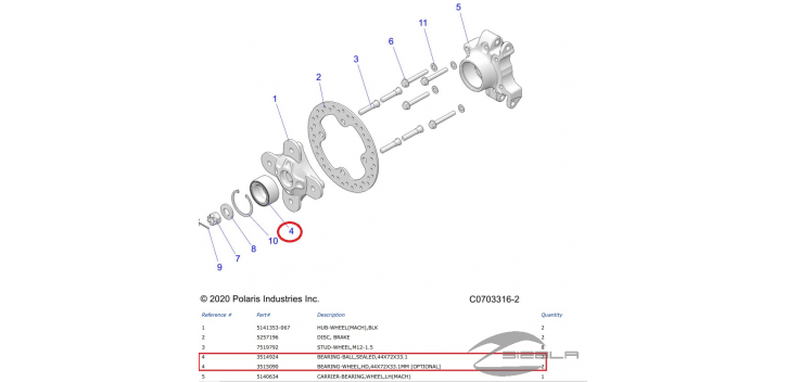 POLARIS SEALED BALL BEARING POLARIS SEALED BALL BEARING