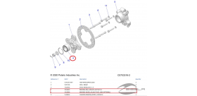 3514924 RODAMIENTO RUEDA POLARIS SELLADO