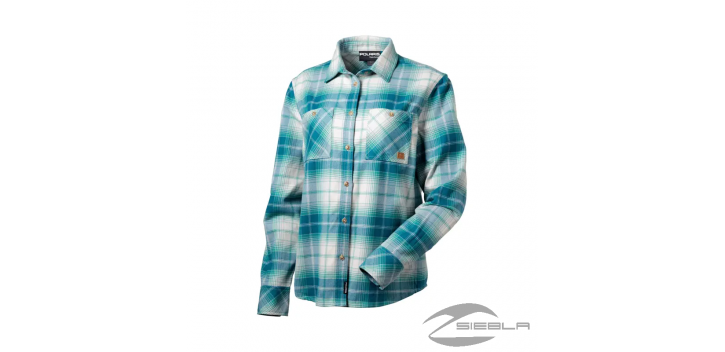 Camisa de Franela a Cuadros para Mujer