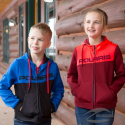 Sudadera con capucha y cremallera completa para niños
