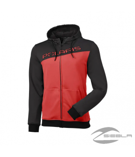 RZR Tech men's full-zip hooded sweatshirt with hood and zipper
