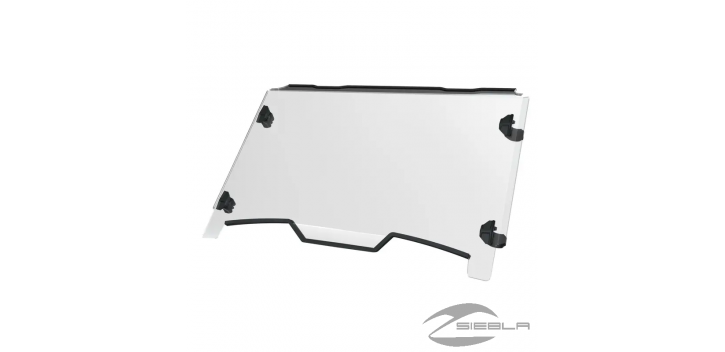 Lock & Ride Full Windshield - Hardened Polychloride RZR Trail