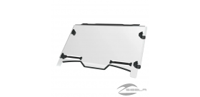Lock & Ride Vented Full Windshield - Hard Coated Polycarbonate RZR Trail