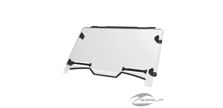 Lock & Ride Vented Full Windshield - Hard Coated Polycarbonate RZR Trail