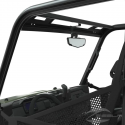 Weatherproof convex rearview mirror