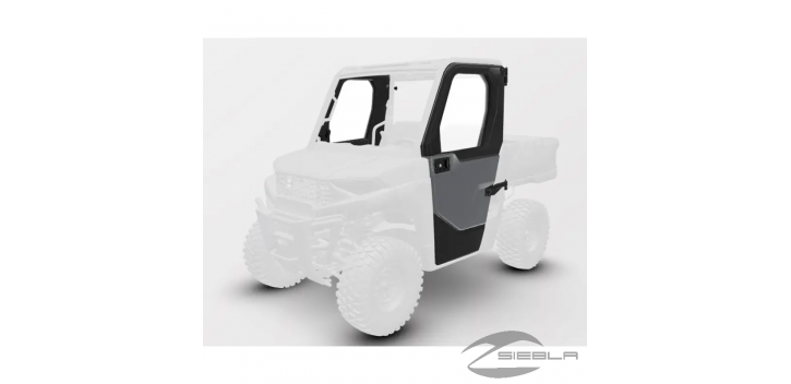 Front Crank Window Poly Doors - Mid-Size